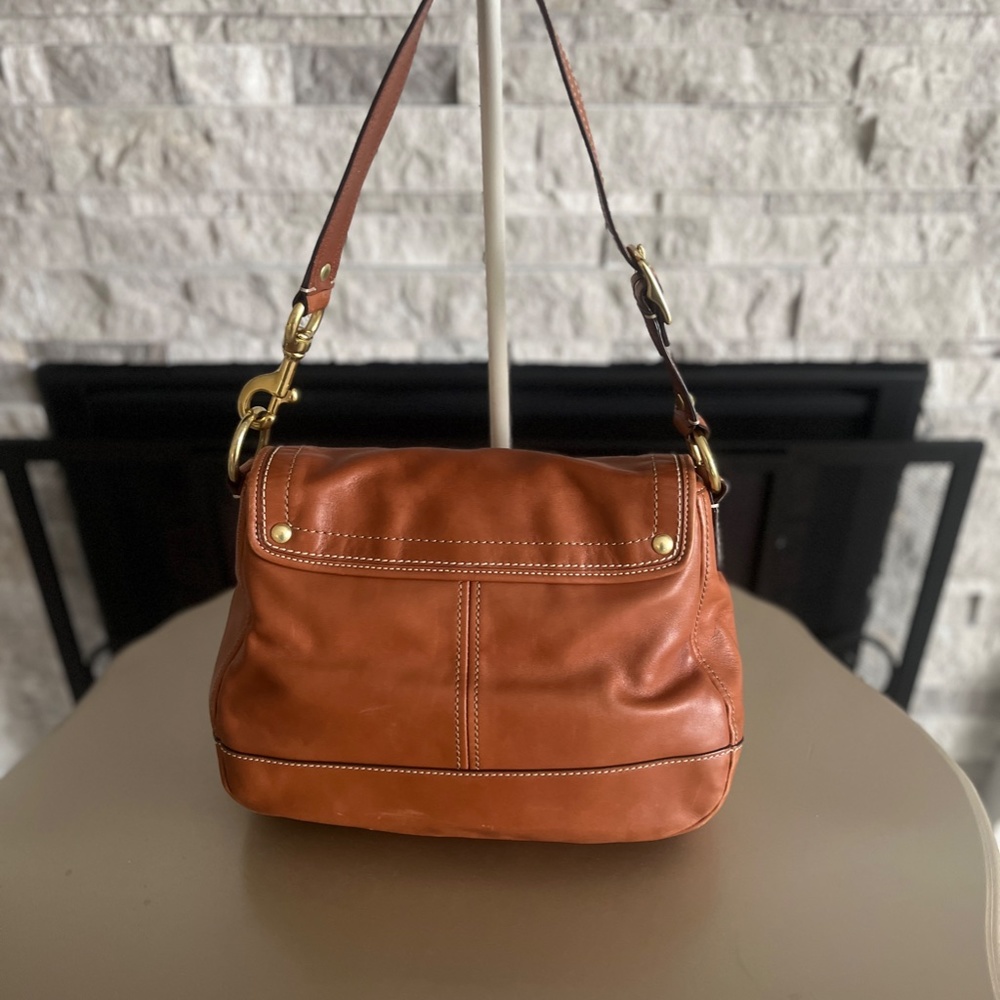 Vintage Coach Hobo Legacy Brown Leather Shoulder Bag - Picture 7 of 15